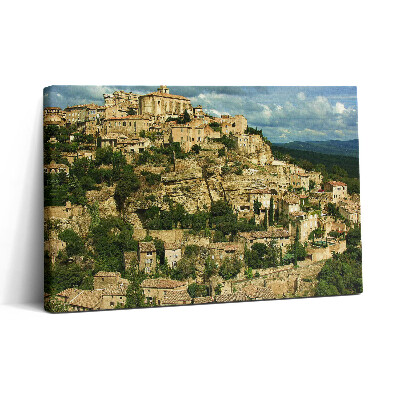 Vászonkép nyomtatás 30x20 Kastély Provence-ban, Franciaországban