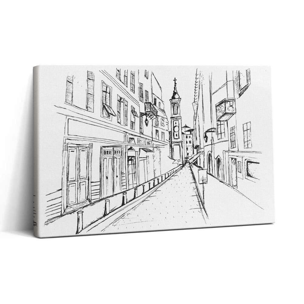 Vászonkép nyomtatás 30x20 Városrajz Provence