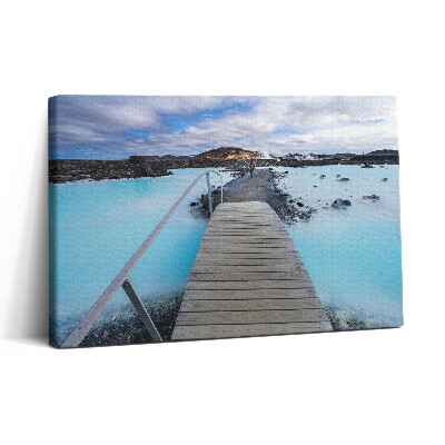 Vászonkép nyomtatás 30x20 Az izlandi látványosság