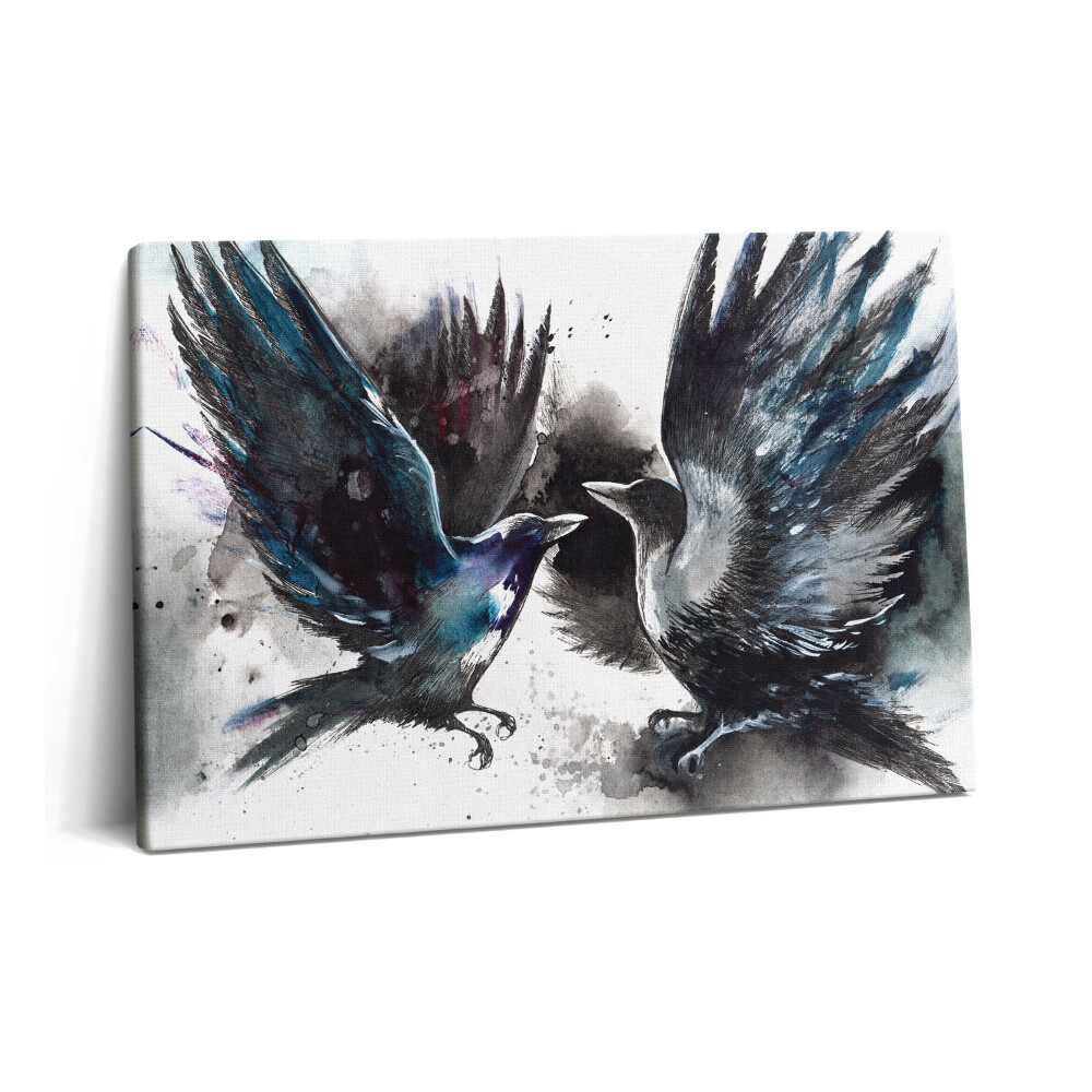 Canvas kép 60x40 Festett madarak