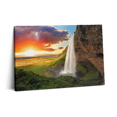 Canvas kép 60x40 Vízesés Izlandon