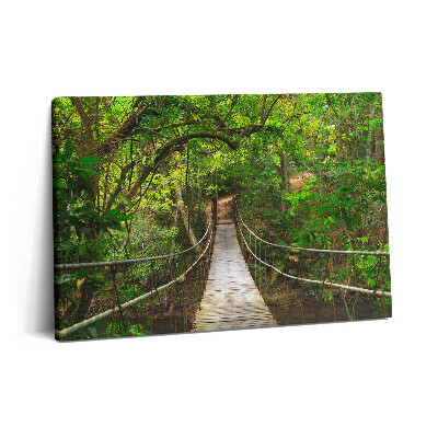 Canvas kép 60x40 Híd a Khao Yai dzsungelben