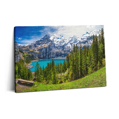 Canvas kép 60x40 Mezőségi és hegyvidéki táj