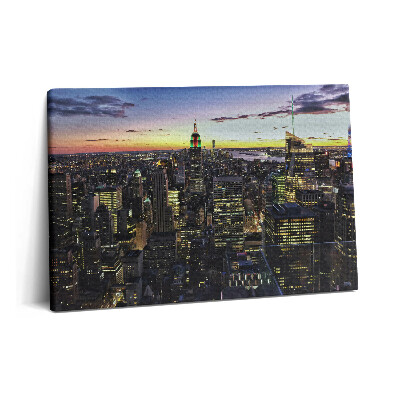 Canvas kép 60x40 Város naplementében