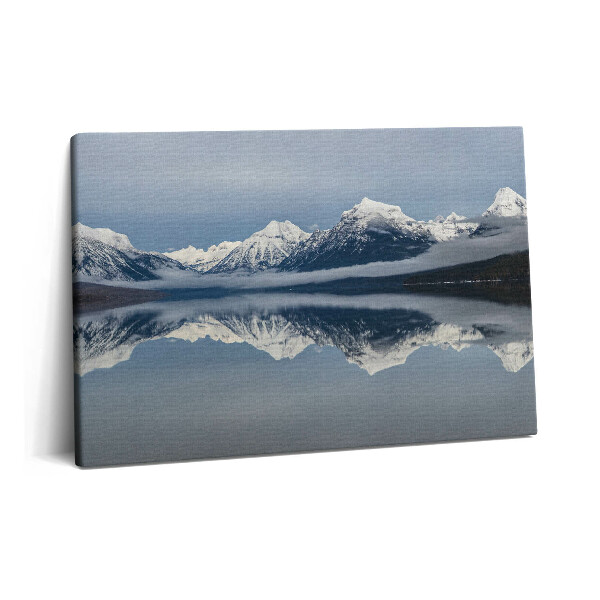 Canvas kép 60x40 Hegyek tükröződése a tóban
