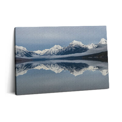 Canvas kép 60x40 Hegyek tükröződése a tóban