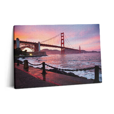 Canvas kép 60x40 Kilátás a Golden Gate hídra