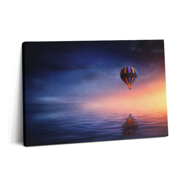 Canvas kép 60x40 Léggömb a víz felett