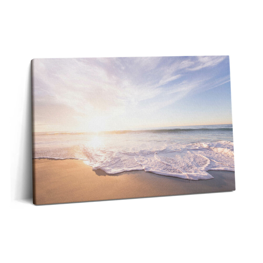 Canvas kép 60x40 Napfelkelte a tengerparton és a tengeren