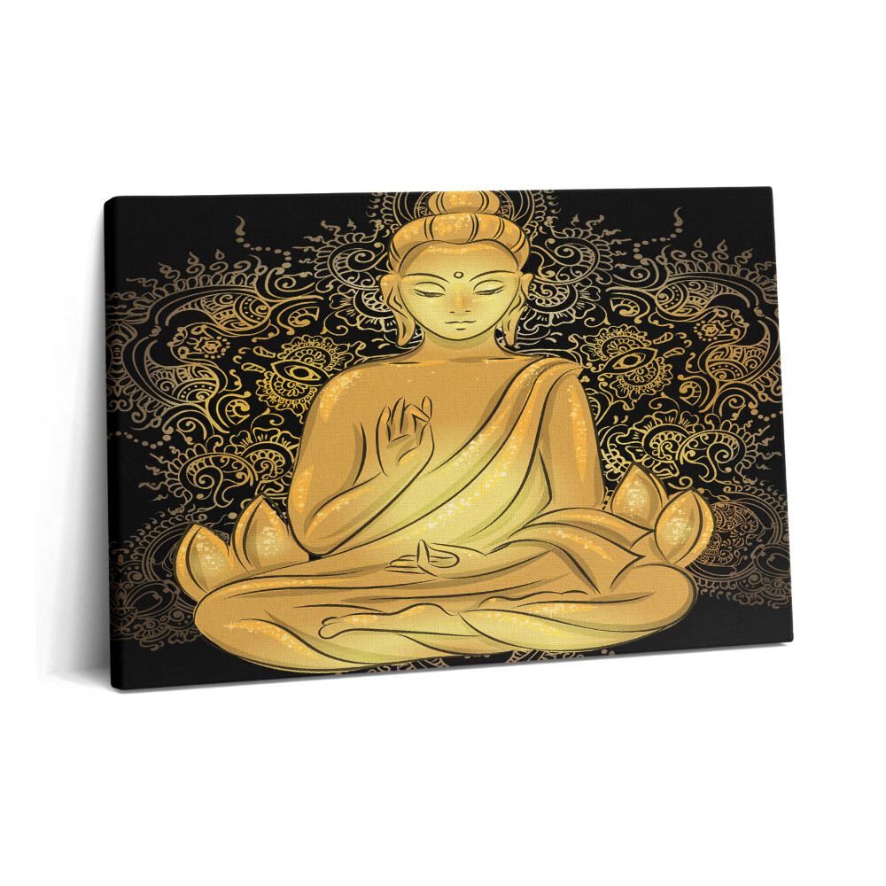 Canvas kép 60x40 Arany Zen Buddha