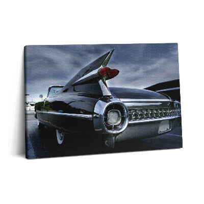 Canvas kép 60x40 Történelmi fekete Cadillac autó