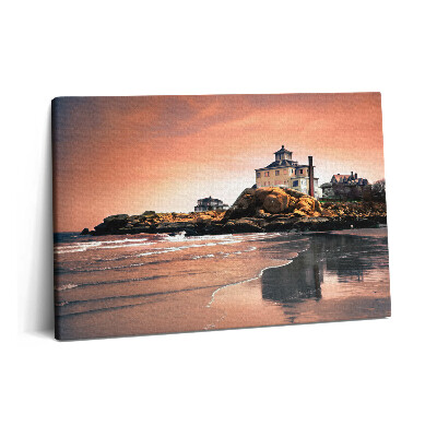 Canvas kép 60x40 Sherman tengerparti háza