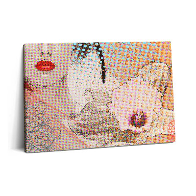 Canvas kép 60x40 Pop art rajzfilm illusztráció