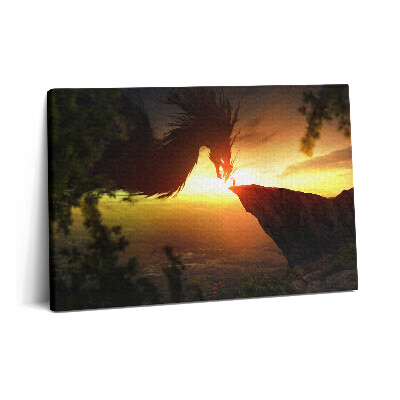 Canvas kép 60x40 Fantázia világ sárkány