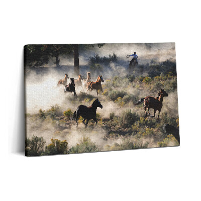 Canvas kép 60x40 Galoppozó lócsorda