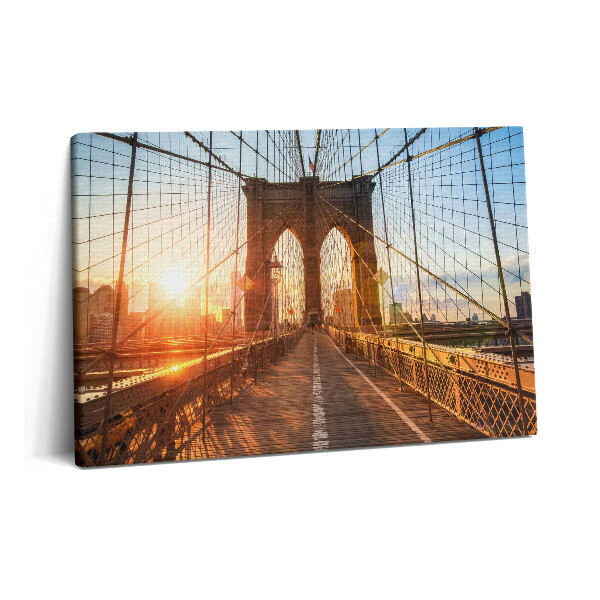 Canvas kép 60x40 Brooklyn híd New Yorkban