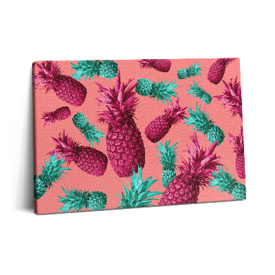 Canvas kép 60x40 Színes ananászok