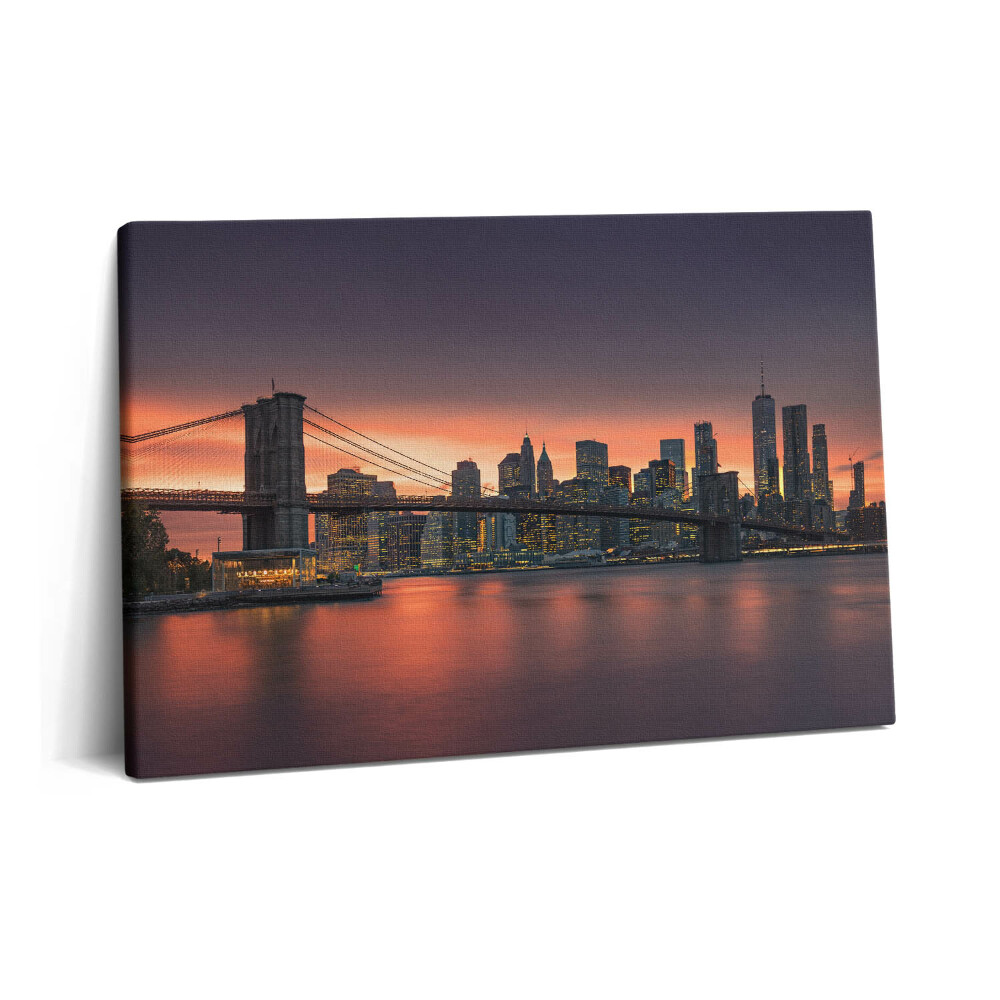 Canvas kép 60x40 Keleti folyó New Yorkban