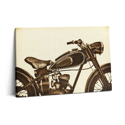 Canvas kép 60x40 Retro szepia - vintage stílusú motorkerékpár