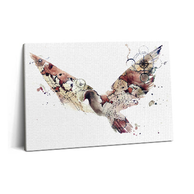 Canvas kép 60x40 Absztrakt akvarell madár