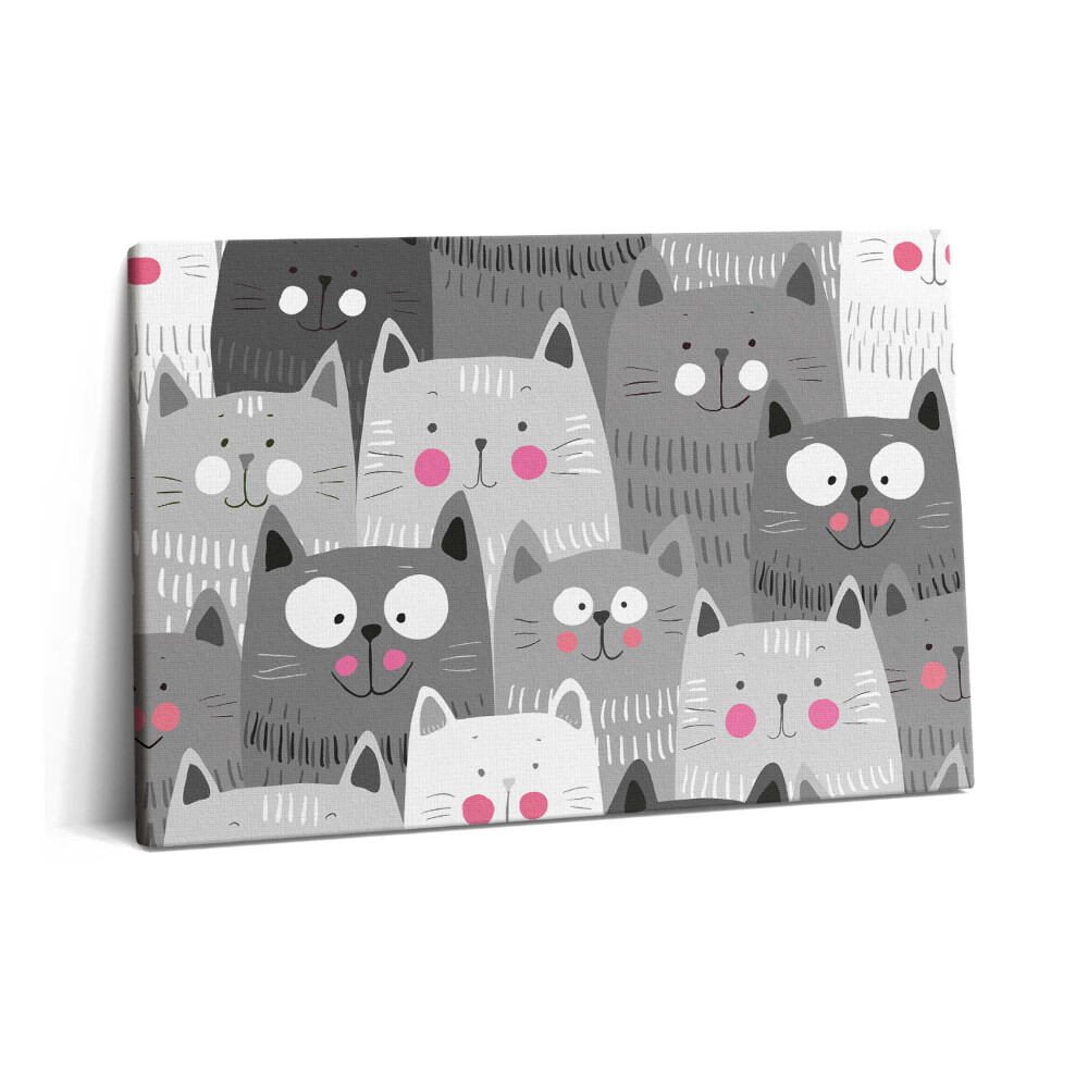 Canvas kép 60x40 Mintázat macskákkal