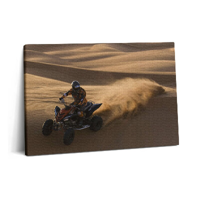Canvas kép 60x40 ATV-túra a sivatagban