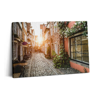 Canvas kép 60x40 Olasz utca épületek között