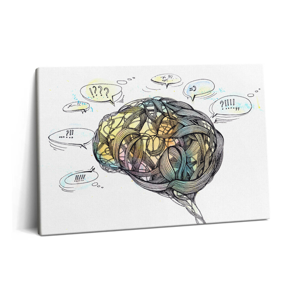 Canvas kép 60x40 Az agy művészi ábrázolása