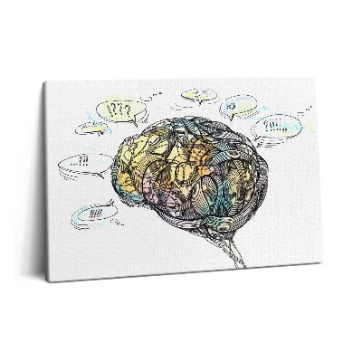 Canvas kép 60x40 Az agy művészi ábrázolása