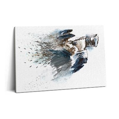 Canvas kép 60x40 Hajókapitány távcsővel