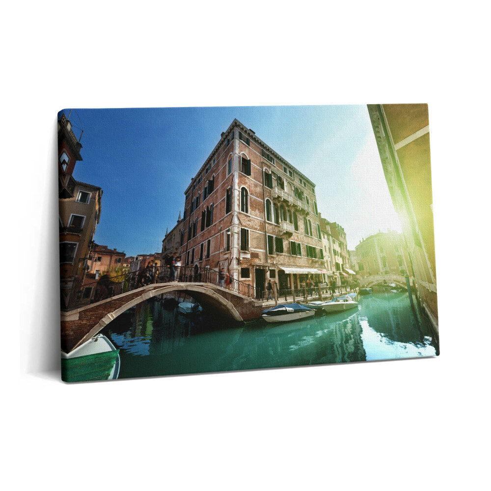 Canvas kép 60x40 Velence gyönyörű utcái a napsütésben