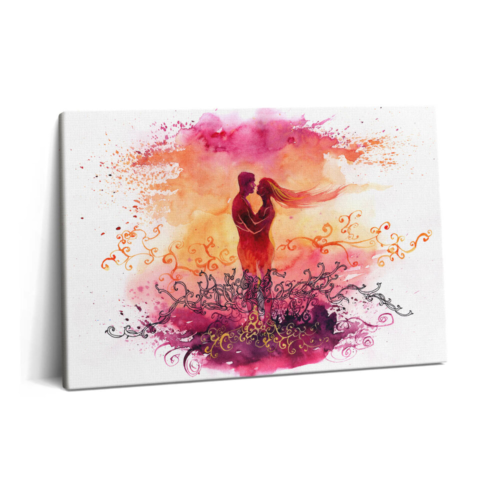 Canvas kép 60x40 Szerelmes pár naplementében