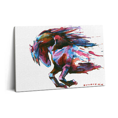 Canvas kép 60x40 Akvarell futó lófej