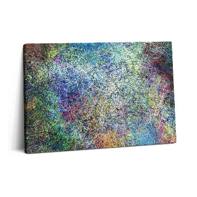 Canvas kép 60x40 Színes vonalak kifejező absztrakciója