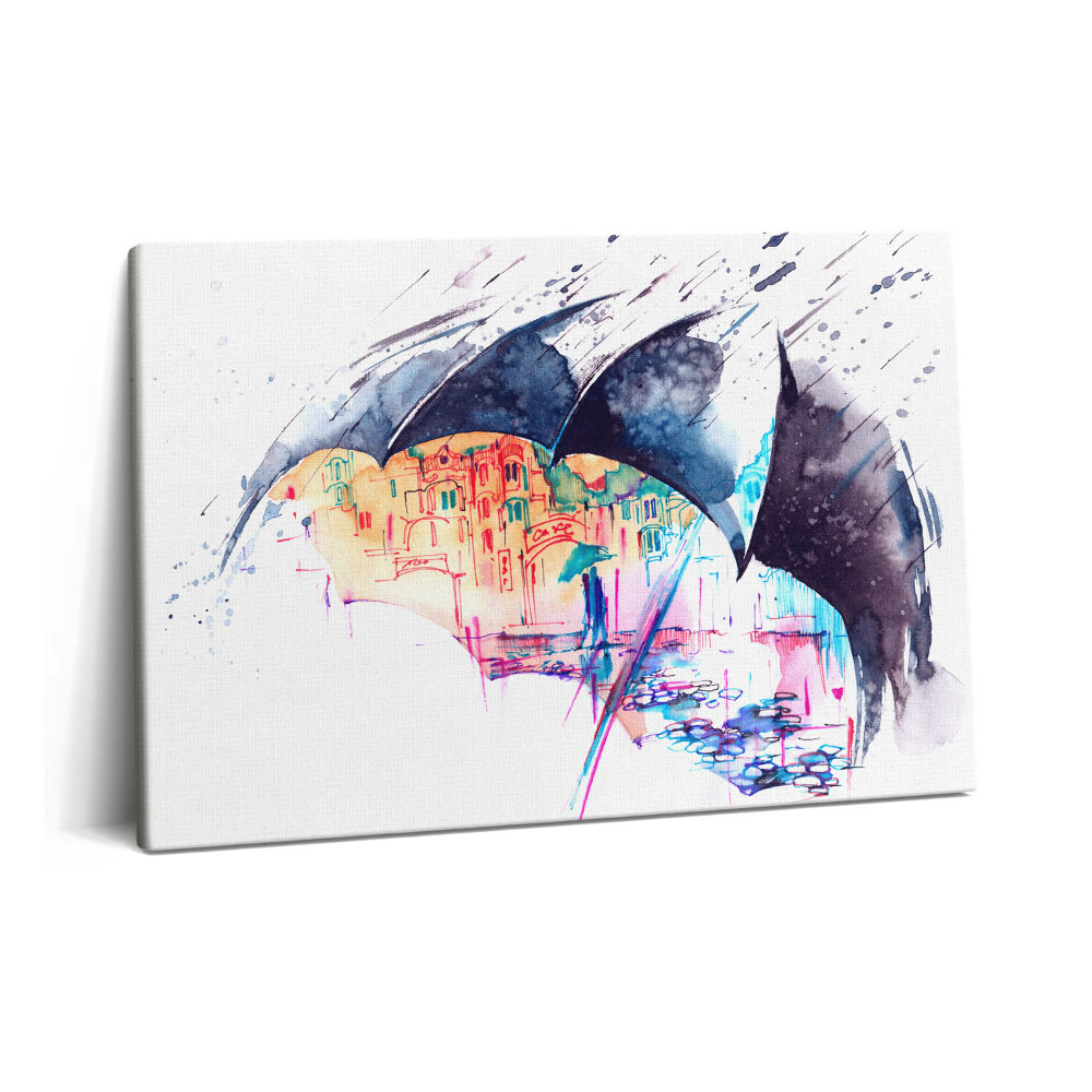 Canvas kép 60x40 Városi esernyő és város