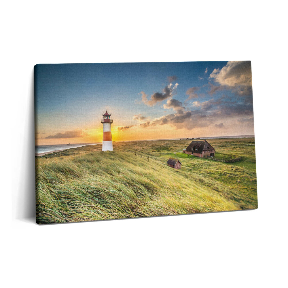 Canvas kép 60x40 A sylt-i világítótorony neve