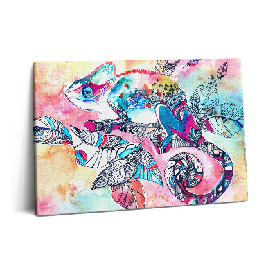 Canvas kép 60x40 Kaméleon egy ágon