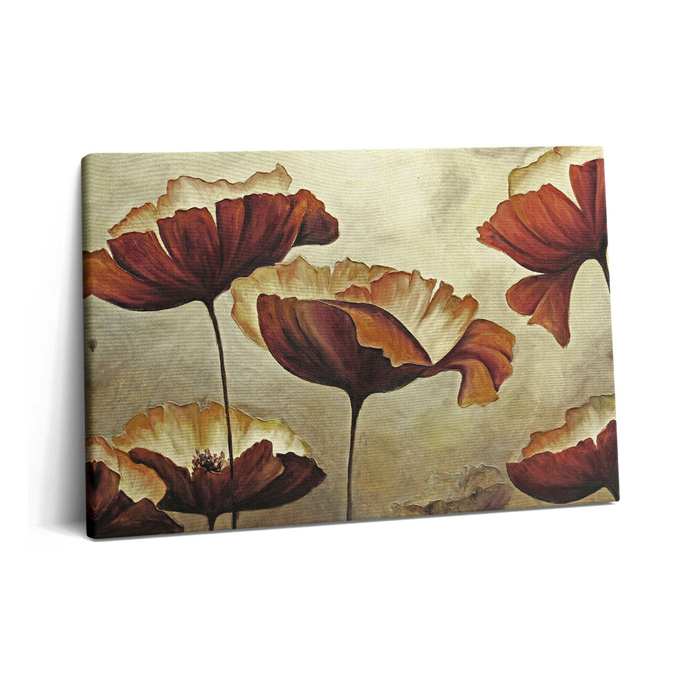 Canvas kép 60x40 Festett pipacsok