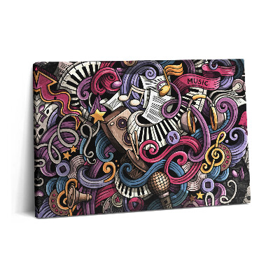 Canvas kép 60x40 Zenei hangszerek