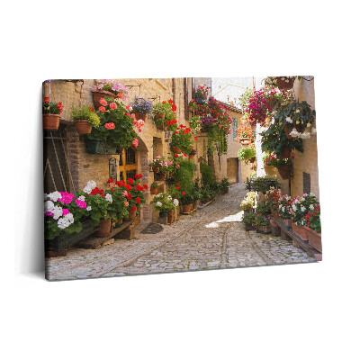 Canvas kép 60x40 Virágos sugárút