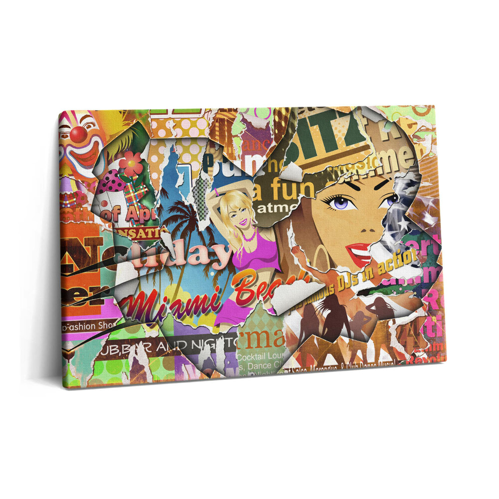 Canvas kép 60x40 Képeslap egy nyaralásról