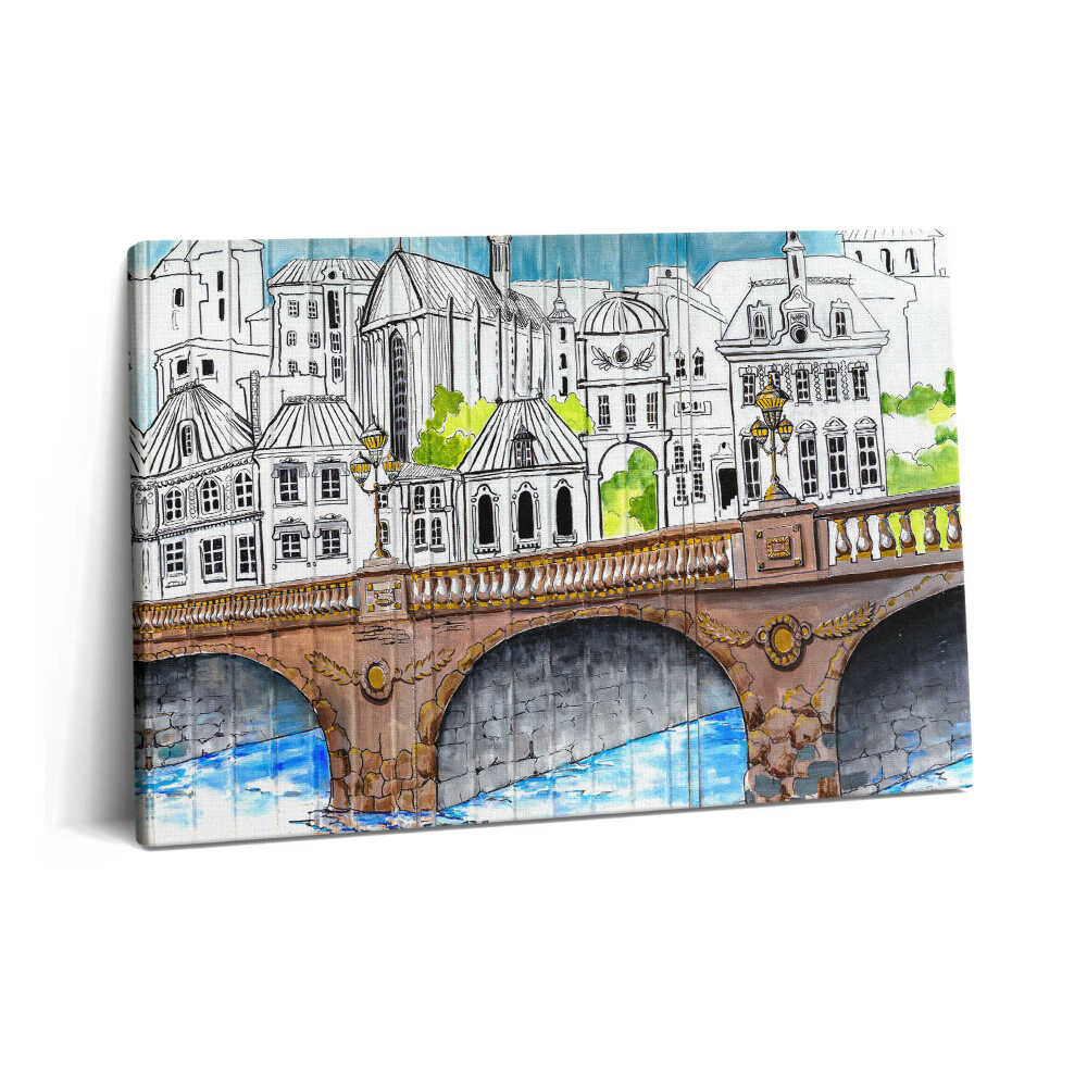 Canvas kép 60x40 Városi graffiti kultúra - Franciaország