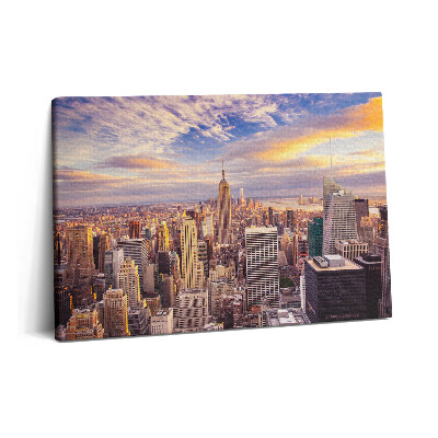 Canvas kép 60x40 Naplemente New Yorkban