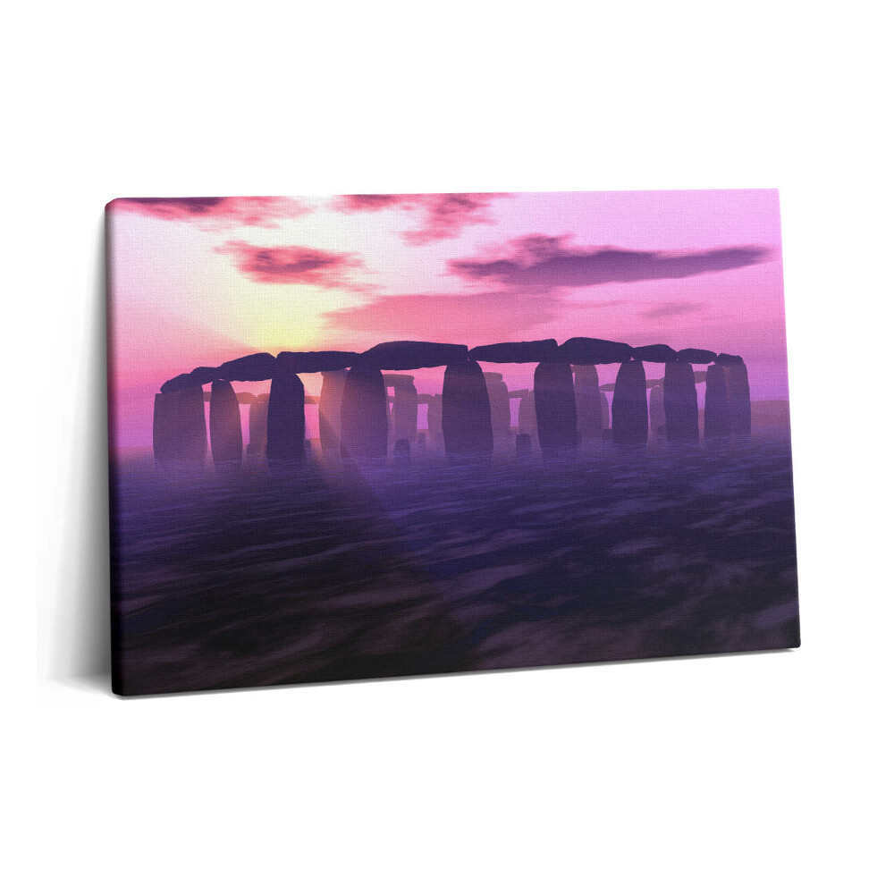 Canvas kép 60x40 Naplemente a Stonehenge-nél