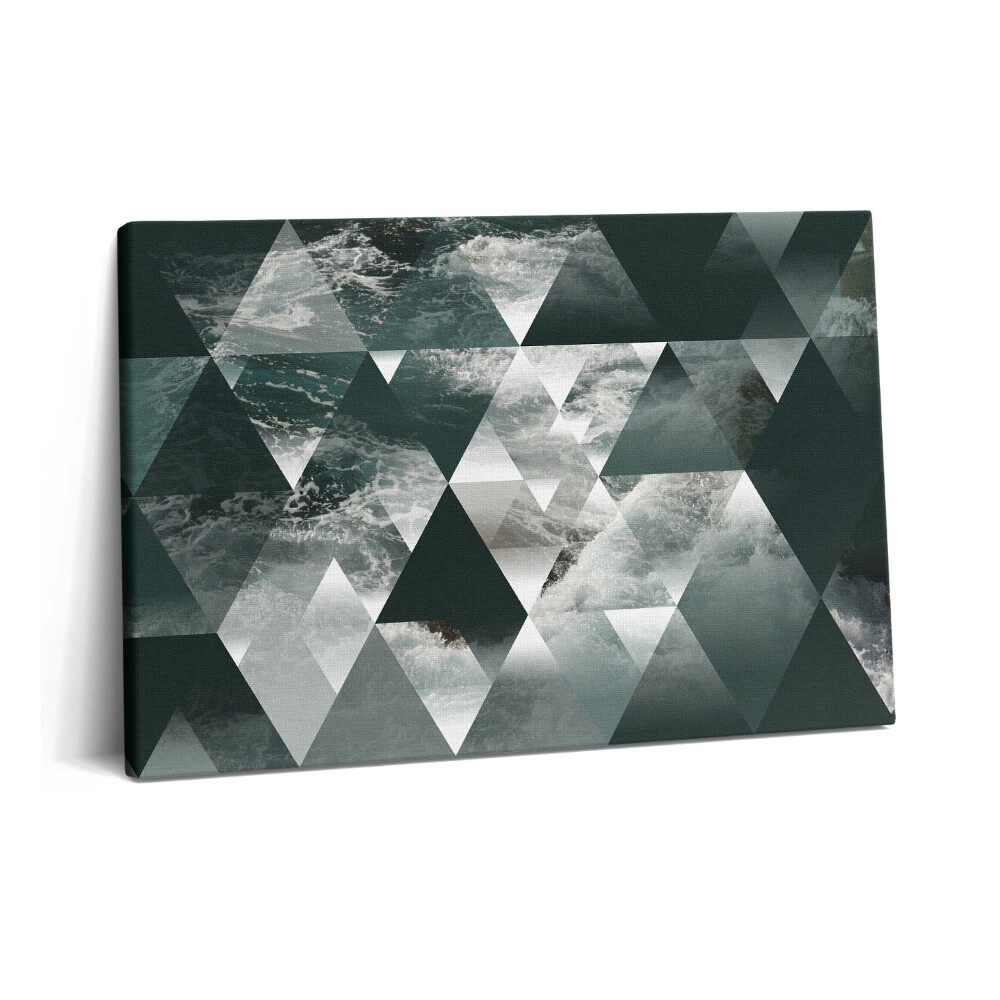 Canvas kép 60x40 Tengeri hullámok geometriai absztrakciója