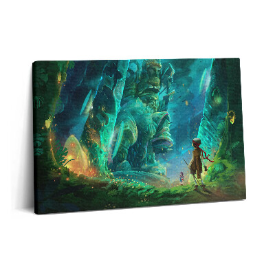 Canvas kép 60x40 Gyerekek egy meseerdőben