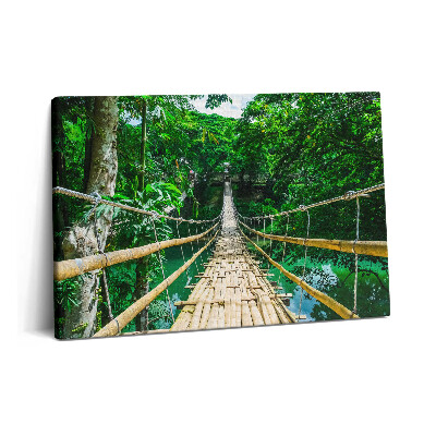 Canvas kép 60x40 Híd az erdőben a Fülöp-szigeteken