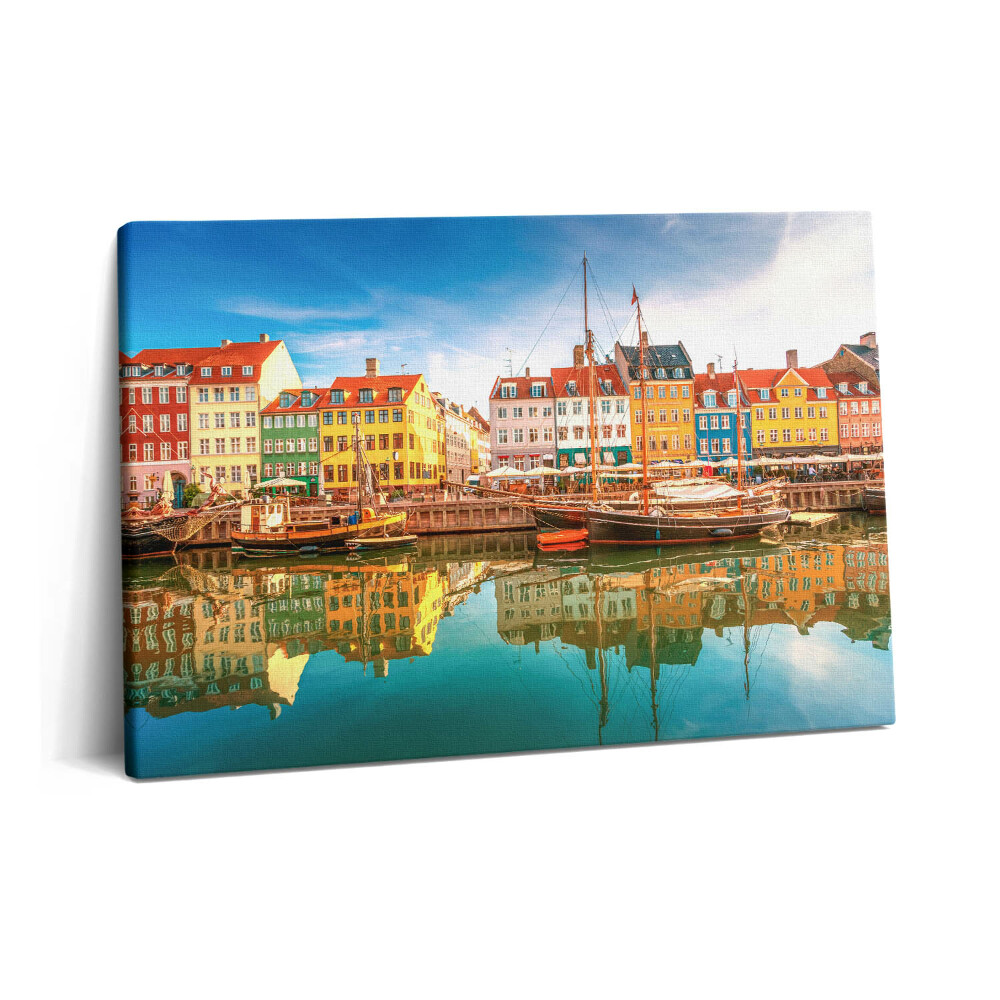 Canvas kép 60x40 Város a vízparton