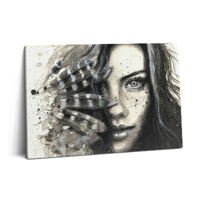 Canvas kép 60x40 Festett portré