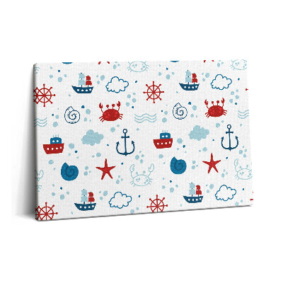 Canvas kép 60x40 Tengeri tengeri minták